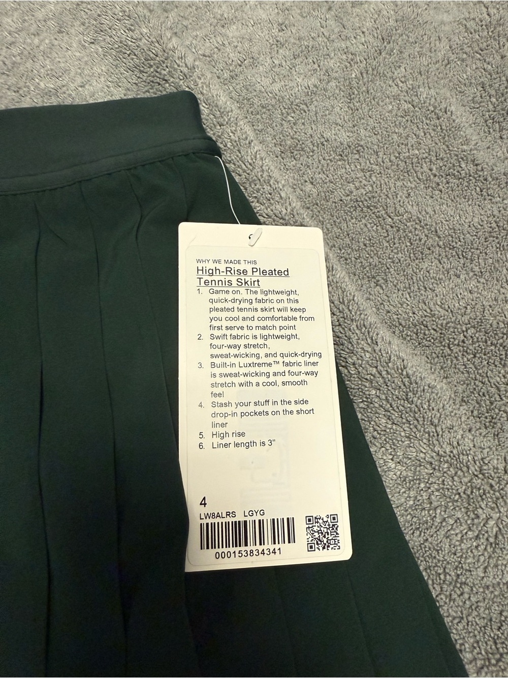 Lululemon High Rise Pleated Tennis Skirt - Picture 5 of 6